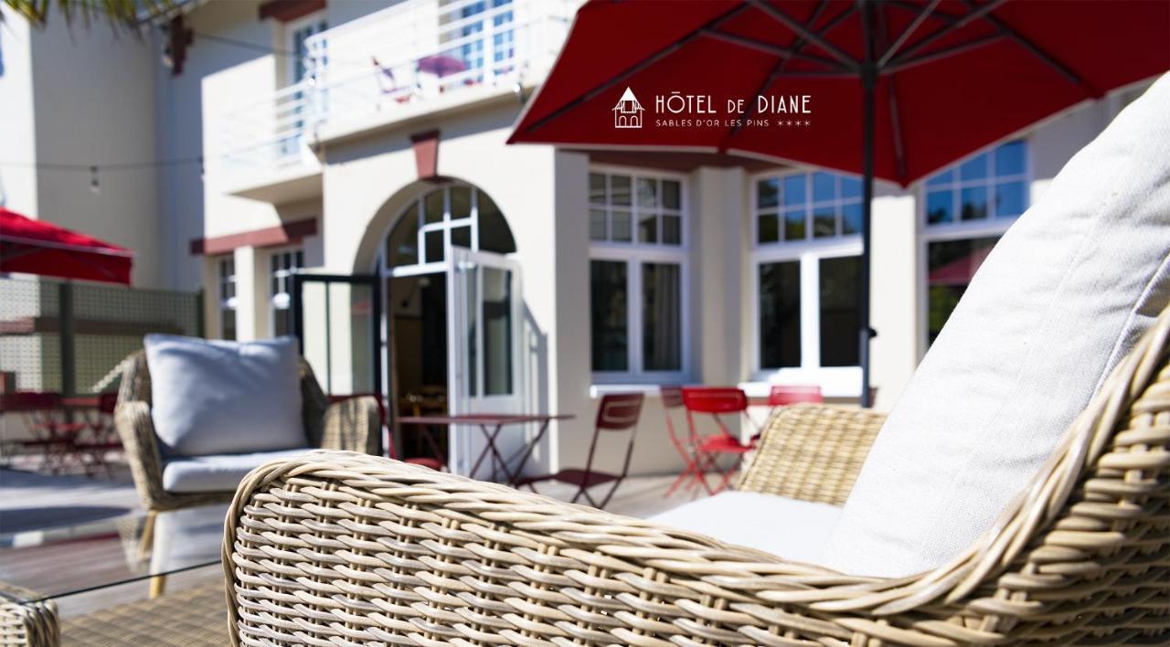 Hotel De Diane Sables-d'Or-les-Pins Ngoại thất bức ảnh