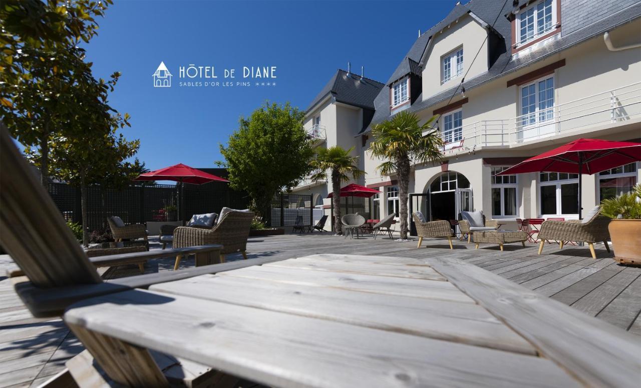 Hotel De Diane Sables-d'Or-les-Pins Ngoại thất bức ảnh