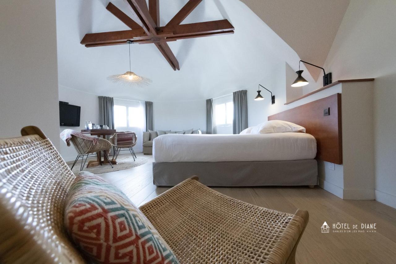 Hotel De Diane Sables-d'Or-les-Pins Ngoại thất bức ảnh