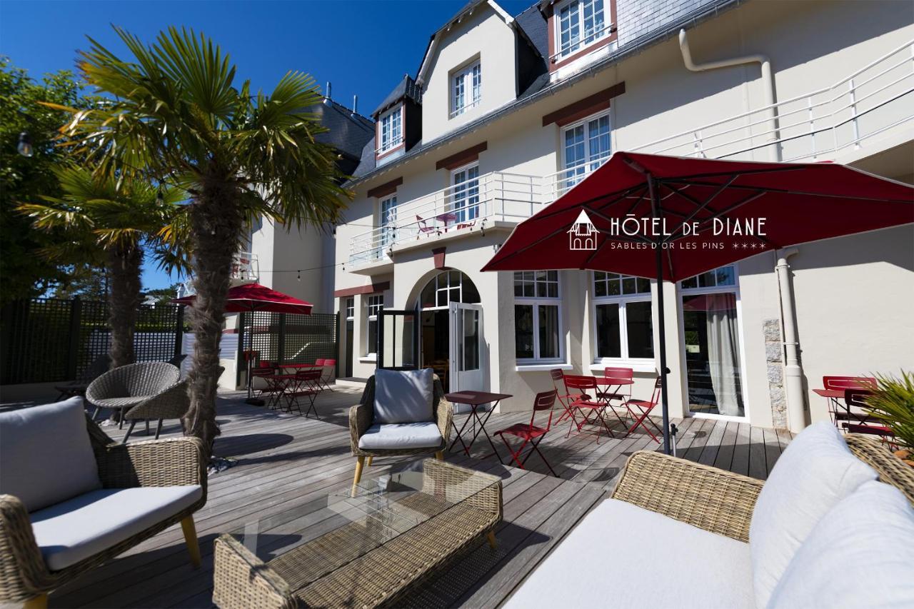 Hotel De Diane Sables-d'Or-les-Pins Ngoại thất bức ảnh